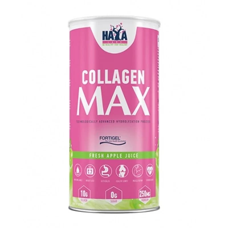 haya labs HAYA LABS Collagen Max - Колаген На Прах С Вкус На Свеж Ябълков Сок 395г., 1 бр, cheap.bg