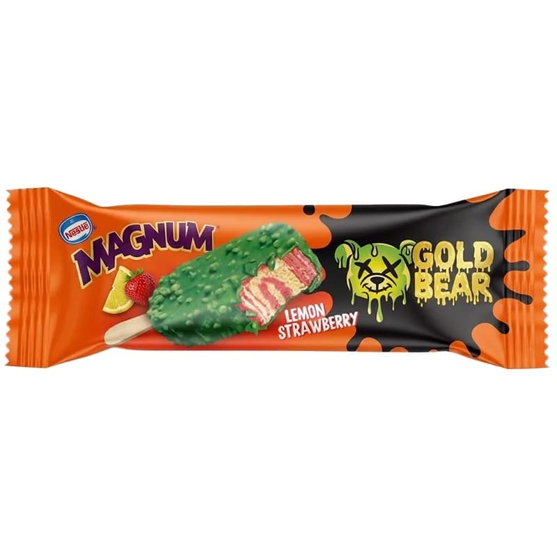 magnum Магнум Сладолед Gold Bear Лимон и Ягода 63 г, cheap.bg