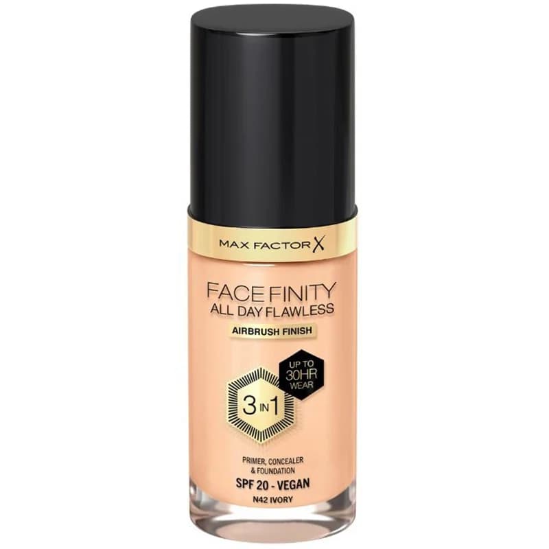 max factor Max Factor Фон дьо Тен Face Finity All Day Flawless 3in1 Nr.42 Ivory 30 мл, cheap.bg