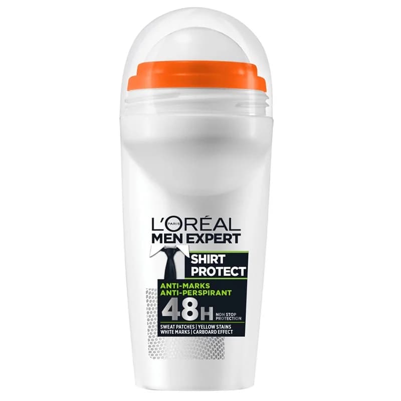 loreal Лореал Део Рол-он L'Oreal Men Expert Shirt Protect Anti-Perspirant Мъжки 50 мл, cheap.bg