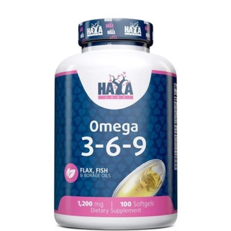 haya labs HAYA LABS Омега 3-6-9 1200мг За Сърце И Холестрол Капсули Х100 1 бр, cheap.bg