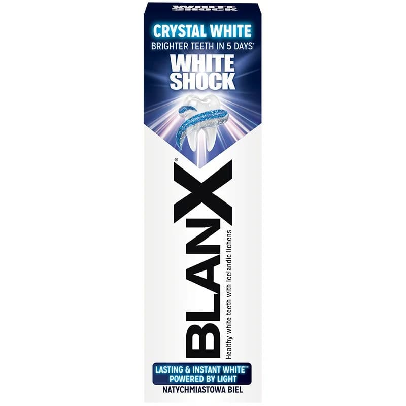 blanx Blanx Избелваща Паста за Зъби White Shock с Мигновен Ефект 75 мл, cheap.bg