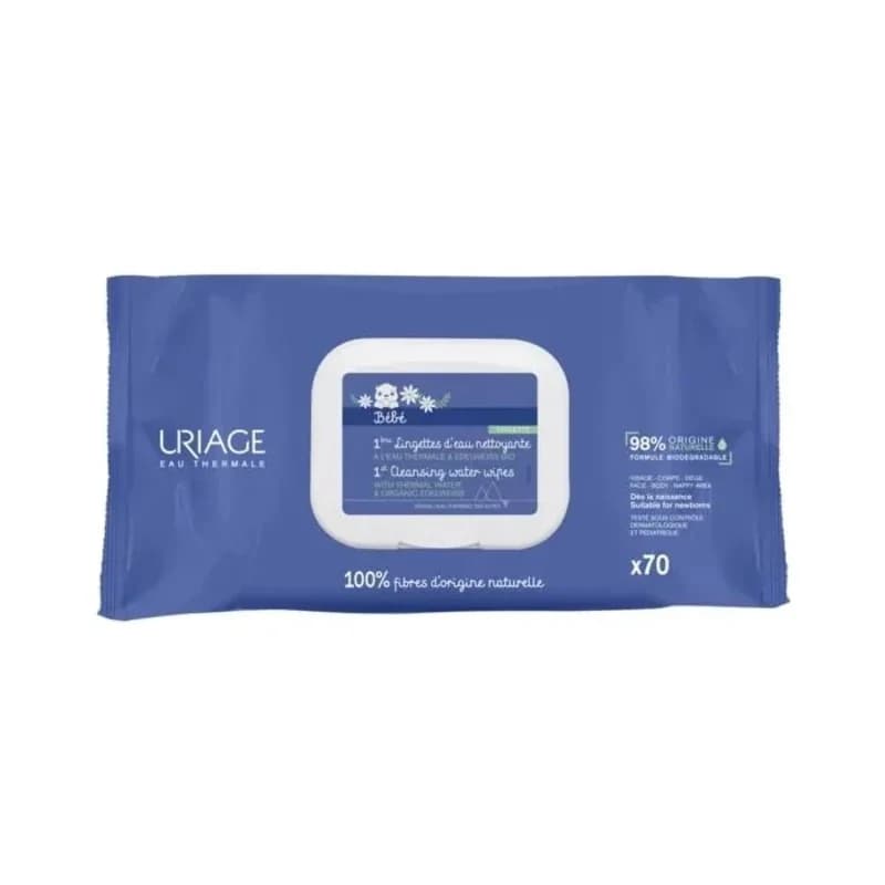 uriage URIAGE Термални Почистващи Мокри Кърпички Х70 1 бр, cheap.bg