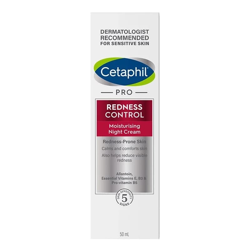 cetaphil CETAPHIL Pro Redness Control Хидратиращ Нощен Крем За Лице За Кожа, Склонна Към Зачервявания 50мл 1 бр, cheap.bg