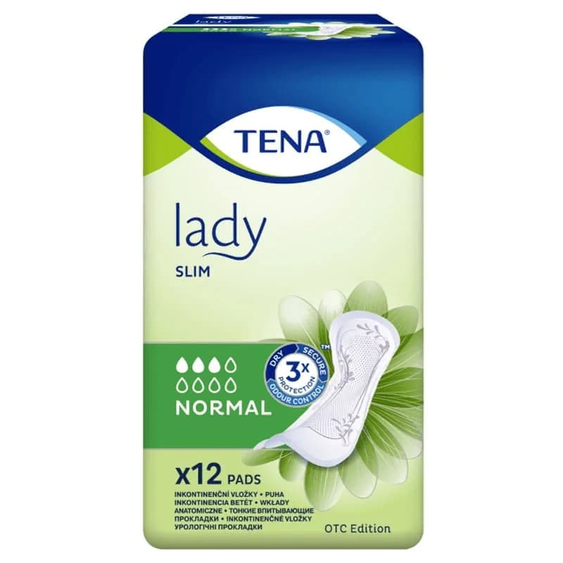 tena Тена Дамски Превръзки Lady Slim Normal при Инконтиненция 12 бр., cheap.bg