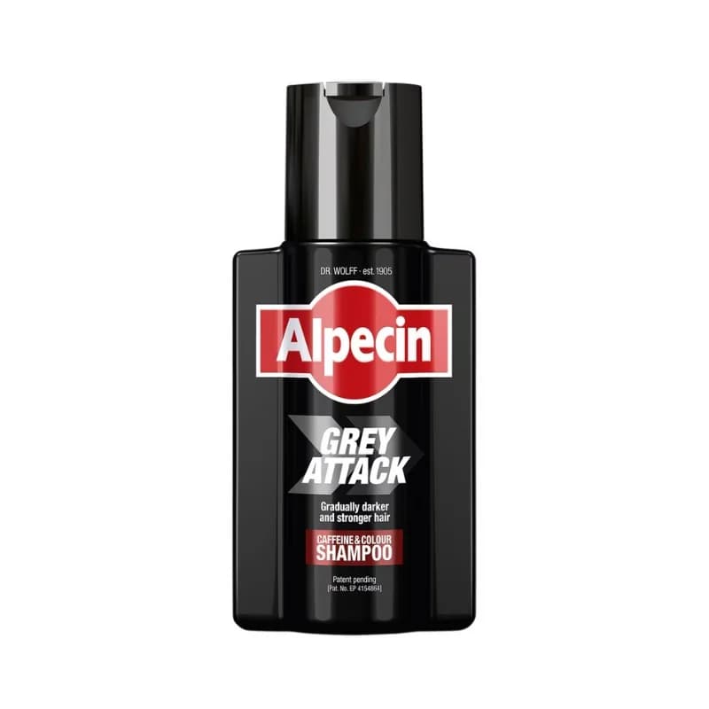 alpecin ALPECIN Grey Attack Оцветяващ Шампоан С Кофеин За Посивели Коси 200мл 1 бр., cheap.bg