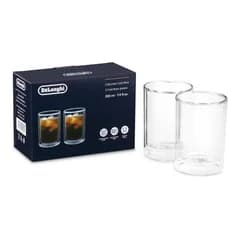 delonghi DELONGHI Чаша DLSC324 2БР ЧАШИ ЗА СТУДЕНИ НАПИТКИ 220МЛ, Техномаркет