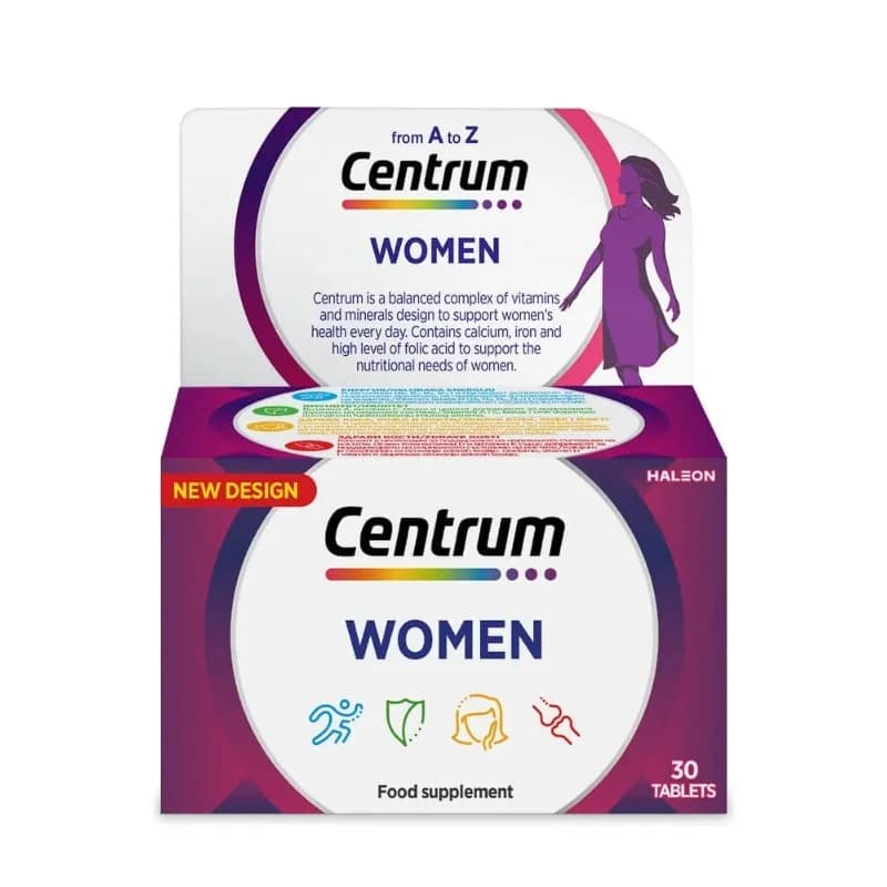 centrum CENTRUM Центрум Мултивитамини За Жени Таблетки Х30 1 бр, cheap.bg