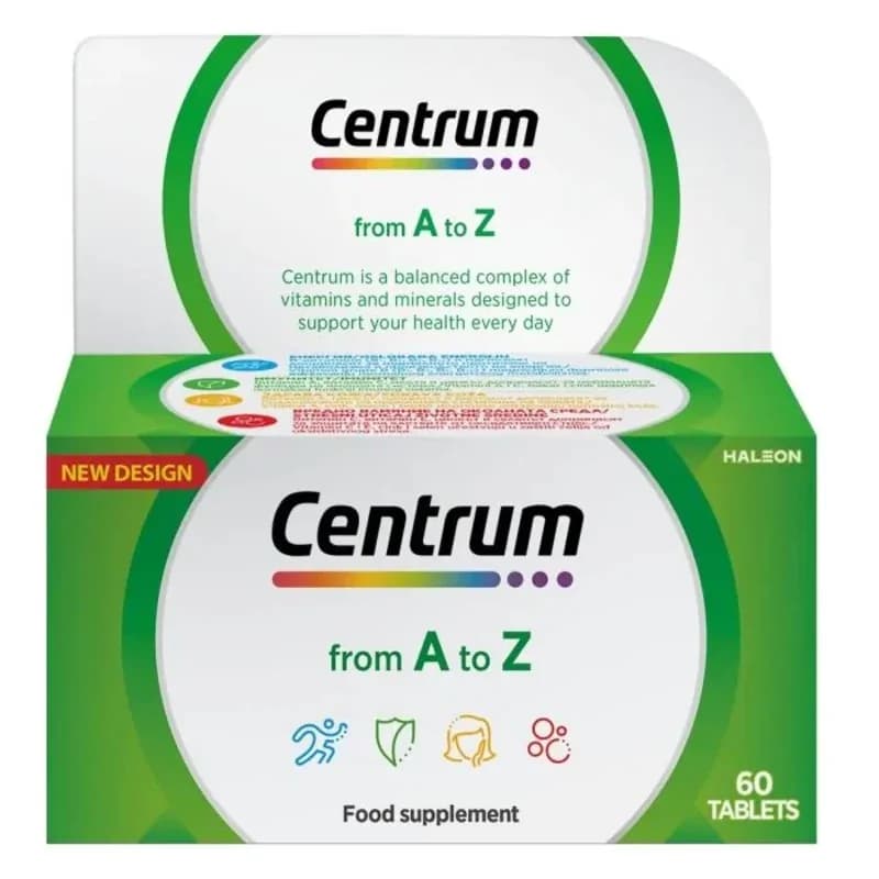CENTRUM Центрум Мултивитамини От А До Я Таблетки Х60 1 бр, eBag