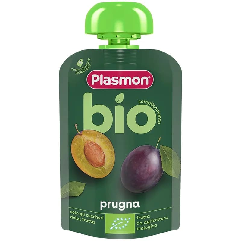 plazmon Плазмон Био Плодова Закуска Plasmon Слива 6м+ 100 г, cheap.bg