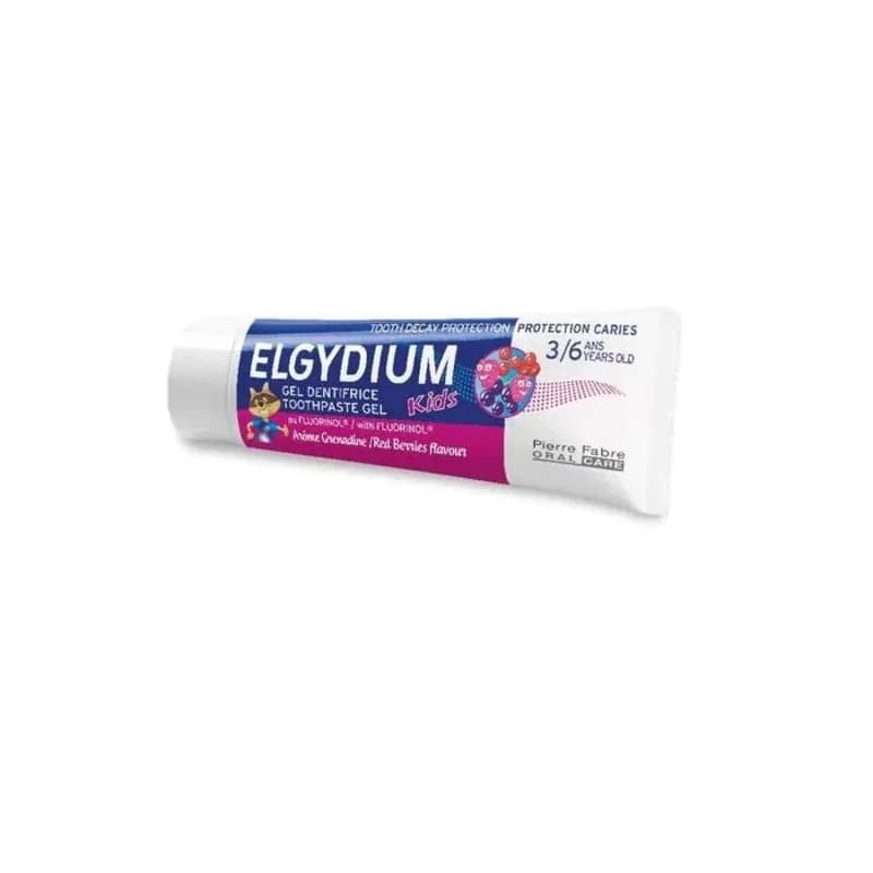 elgydium ELGYDIUM Kids Гелообразна Паста За Зъби С Fluorinol Защита От Кариес За Деца 3-6 Г. Горски Плод 50мл 1 бр, cheap.bg