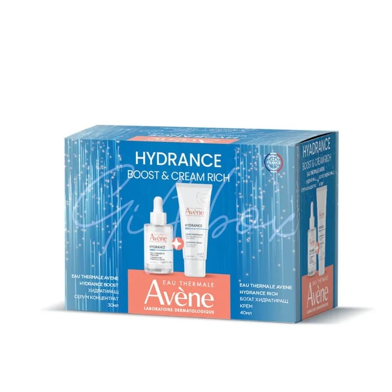 avene AVENE Комплект Hydrance Богат Хидратиращ Крем 40мл + Hydrance Boost Серум Концентрат 30мл 1 бр, cheap.bg