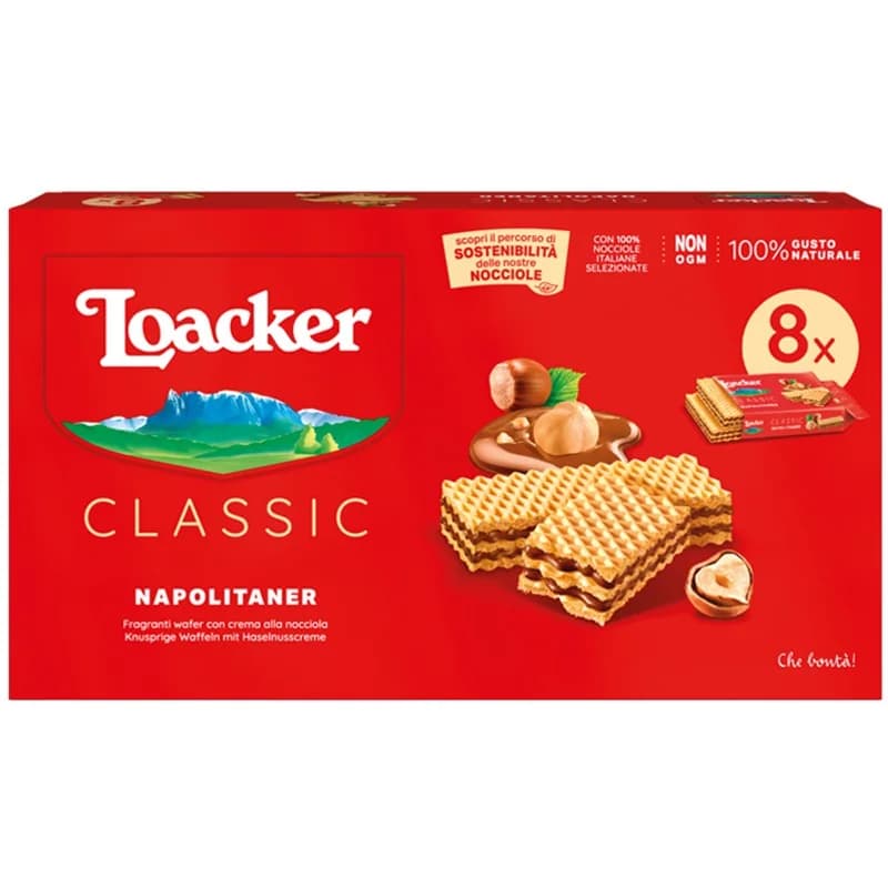 loaker Лоакер Вафли Loacker Класик Наполитанер 8 x 45 г, cheap.bg