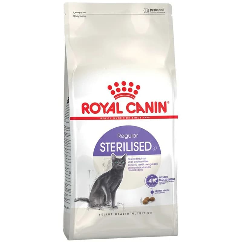 Роял Канин Храна за Котки Royal Canin Sterilised 37 за Кастрирани Котки Суха 2 кг, eBag