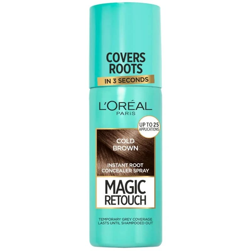 Лореал Спрей за Прикриване на Бели Корени L'Oréal Magic Retouch 7 Студено Средно Кафяво 75 мл, eBag