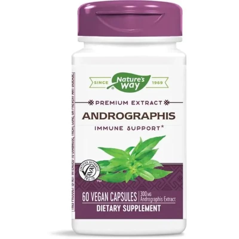 natures way NATURES WAY Андрографис Капсули За Защита От Настинки И Грип 400мг Х 60 1 бр, cheap.bg