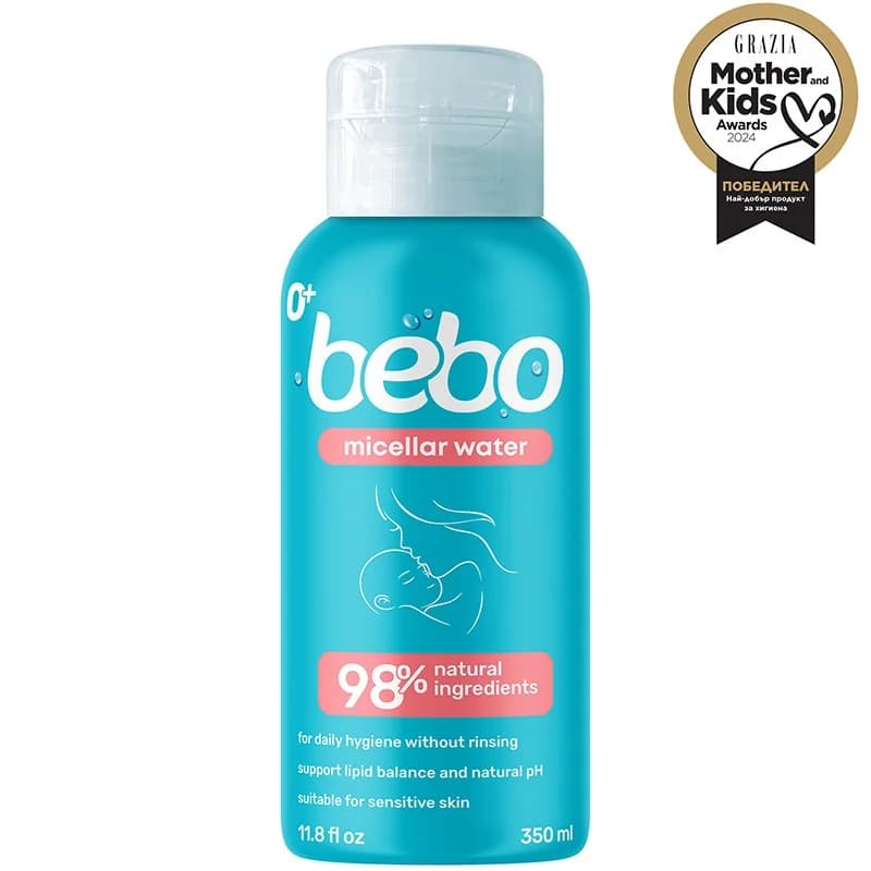 bebo Бебо Мицеларна Вода 98% Натурална 0г+ 350 мл, cheap.bg