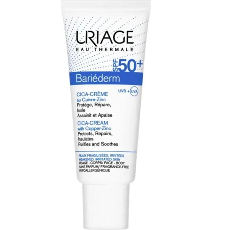 uriage URIAGE Bariederm Cica Spf 50 Изолиращ Крем С Мед И Цинк 40 Мл 1 бр, cheap.bg