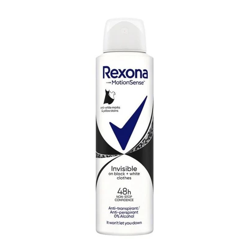 reksona Рексона Део Спрей Rexona Invisible Black & White 150 мл, cheap.bg