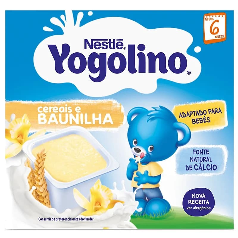 yogolino Йоголино Млечен Десерт Грис Ванилия над 6 мес. 400 г, cheap.bg