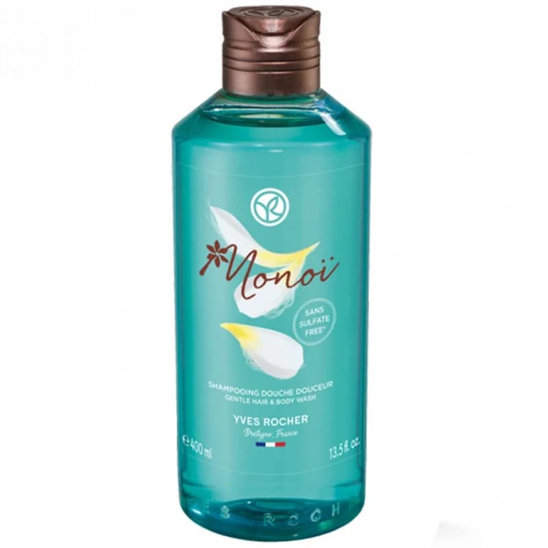 Yves Rocher Душ Гел и Шампоан Monoi 2в1 400 мл, eBag