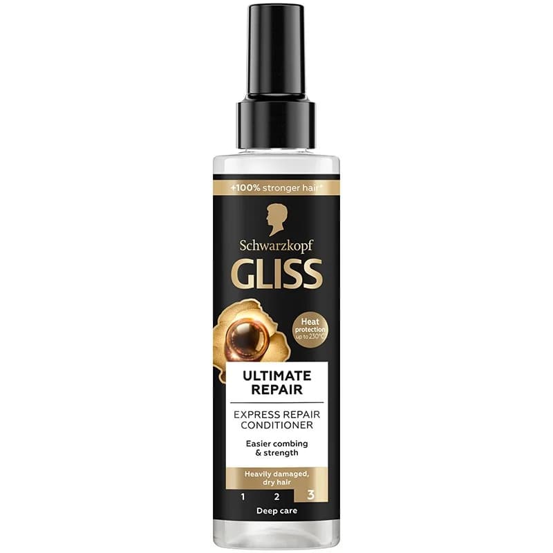 glis Глис Балсам Спрей Gliss Ultimate Repair за Суха и Увредена Коса 200 мл, cheap.bg