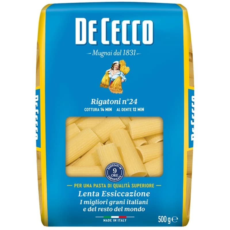 de cheko Де Чеко Паста De Cecco Ригатони №24 500 г, cheap.bg