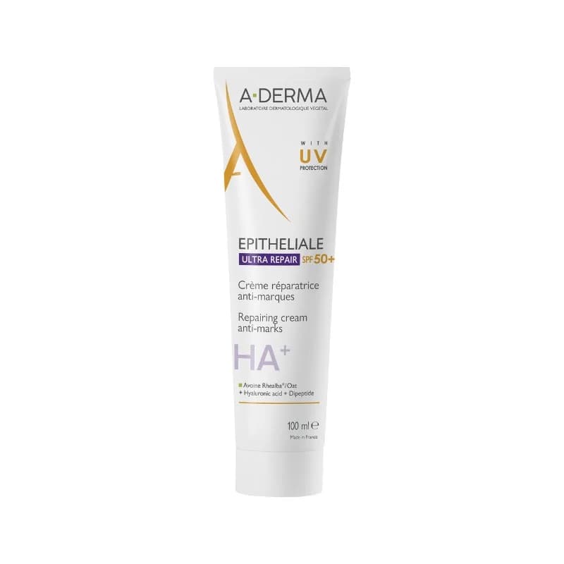 A-DERMA Epitheliale Ultra Repair Възстановяващ Крем Срещу Следи С Uv Защита Spf50+ 100 Мл 1 бр, eBag