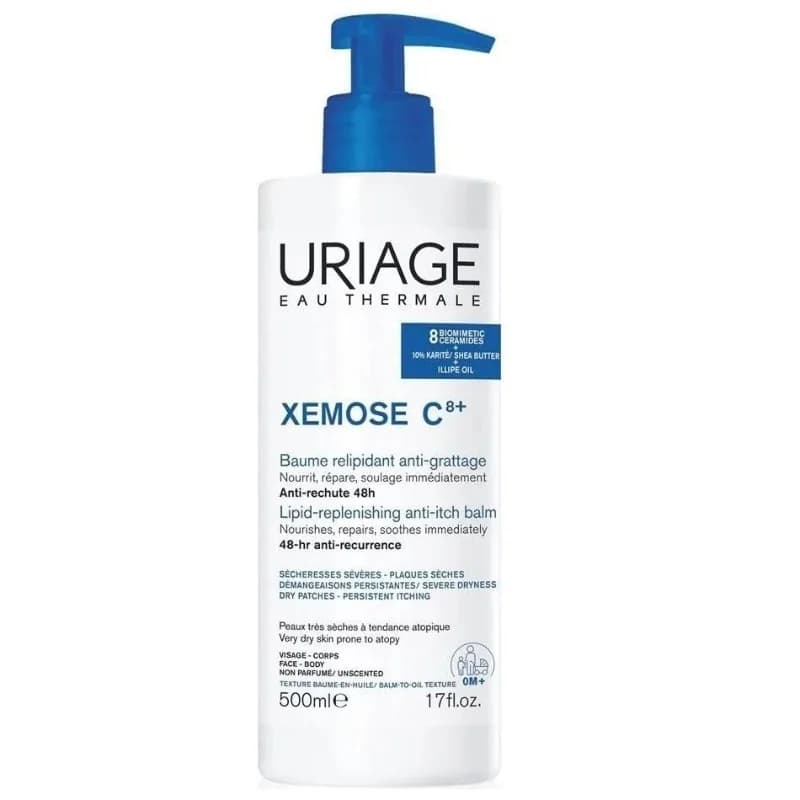 uriage URIAGE Xemose C8+ Успокояващ Олио-балсам За Суха И Много Суха Кожа 500мл 1 бр, cheap.bg