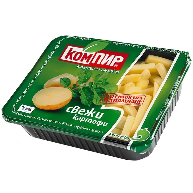 kompir Компир Свежи Белени Нарязани Картофи за Пържене от 750 г, cheap.bg