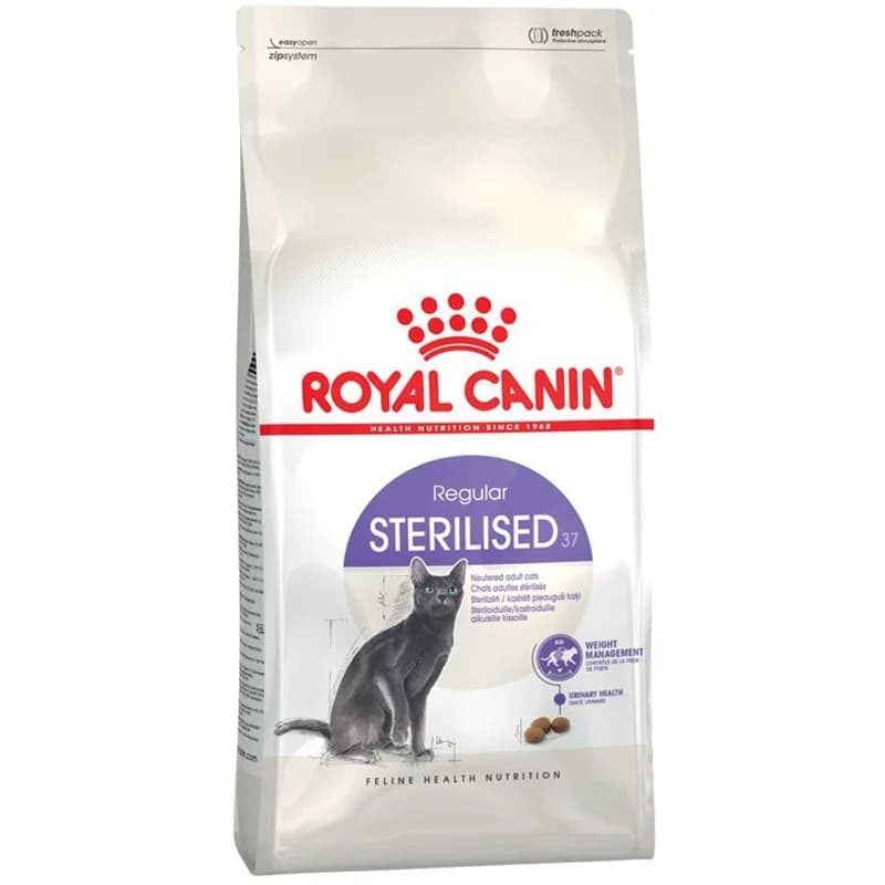 royal kanin Роял Канин Храна за Котки Royal Canin Sterilised 37 за Кастрирани Котки Суха 4 кг, cheap.bg