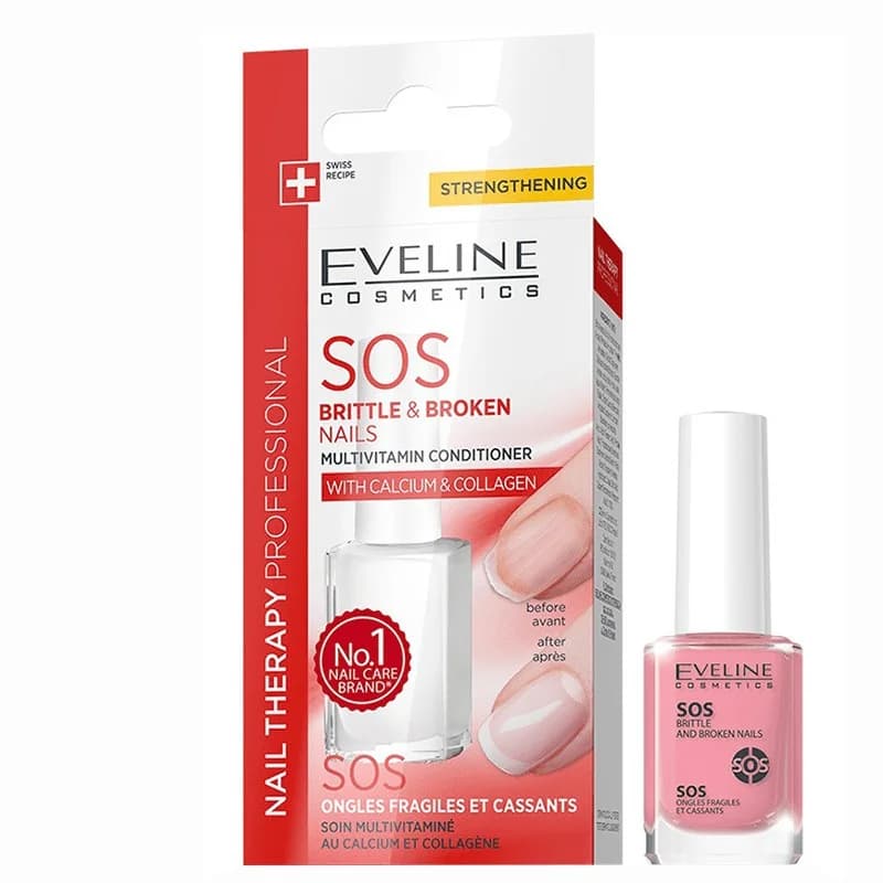 Eveline Балсам за Нокти Nails SOS с Калций и Колаген 12 мл, eBag