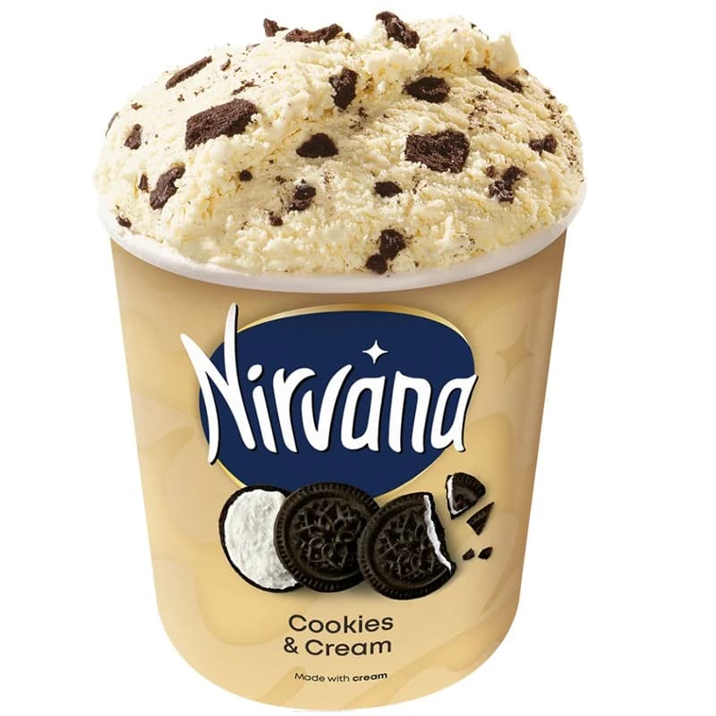 nirvana Нирвана Сладолед Cookies and Cream 610 г, cheap.bg