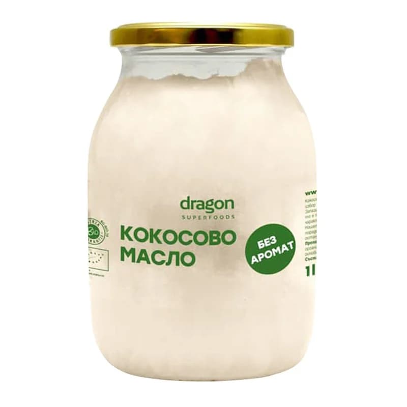 dragon superfuuds Драгон Суперфуудс Био Кокосово Масло Dragon Superfoods без Аромат 1 л, cheap.bg