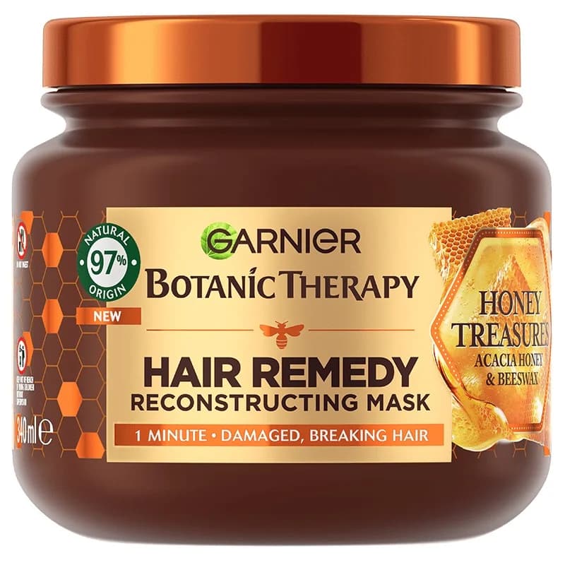 garnier Гарниер Маска за Коса Botanic Therapy Honey Treasure За Увредена Коса 340 мл, cheap.bg