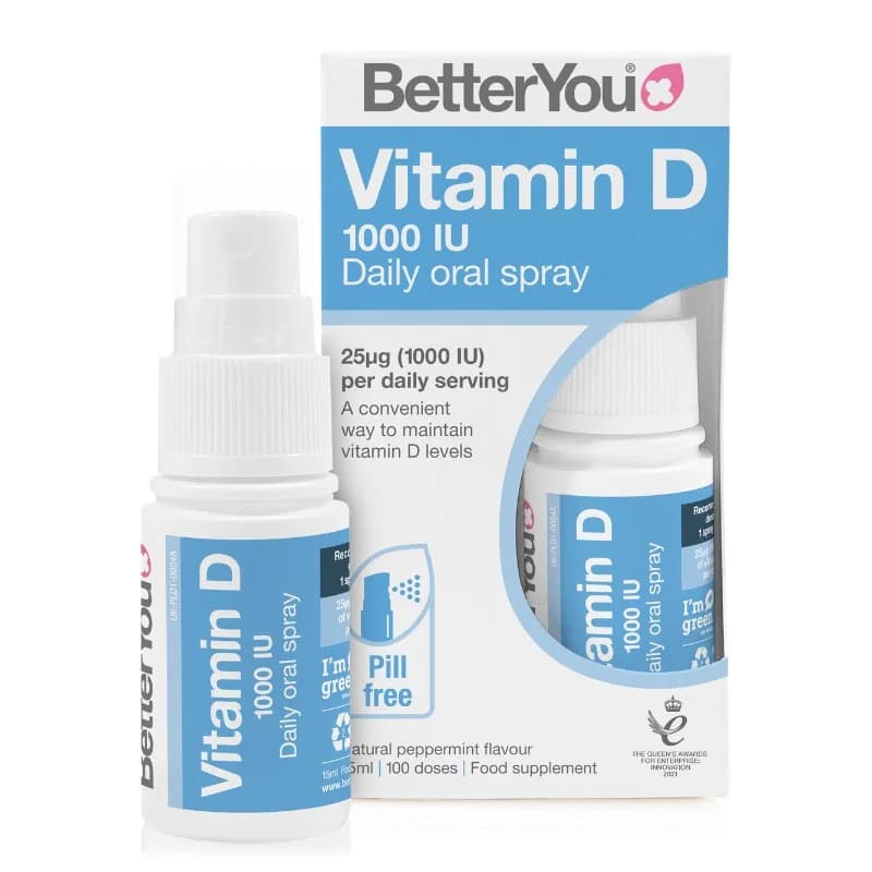 betteryou BETTERYOU Витамин D 1000iu, Спрей 15мл., Better You 1 бр, cheap.bg
