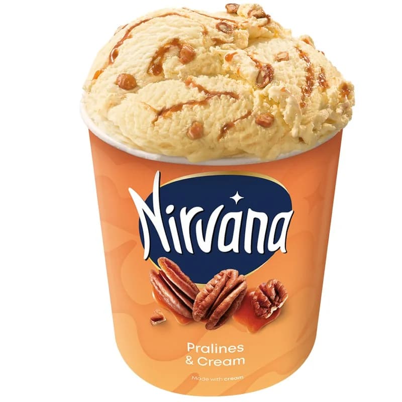 nirvana Нирвана Сладолед Pralines and Cream 650 г, cheap.bg