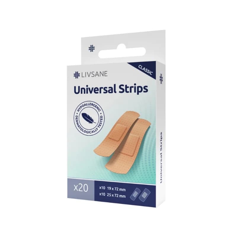 livsane LIVSANE Classic Universal Пластири В Два Размера 20 Броя 1 бр, cheap.bg