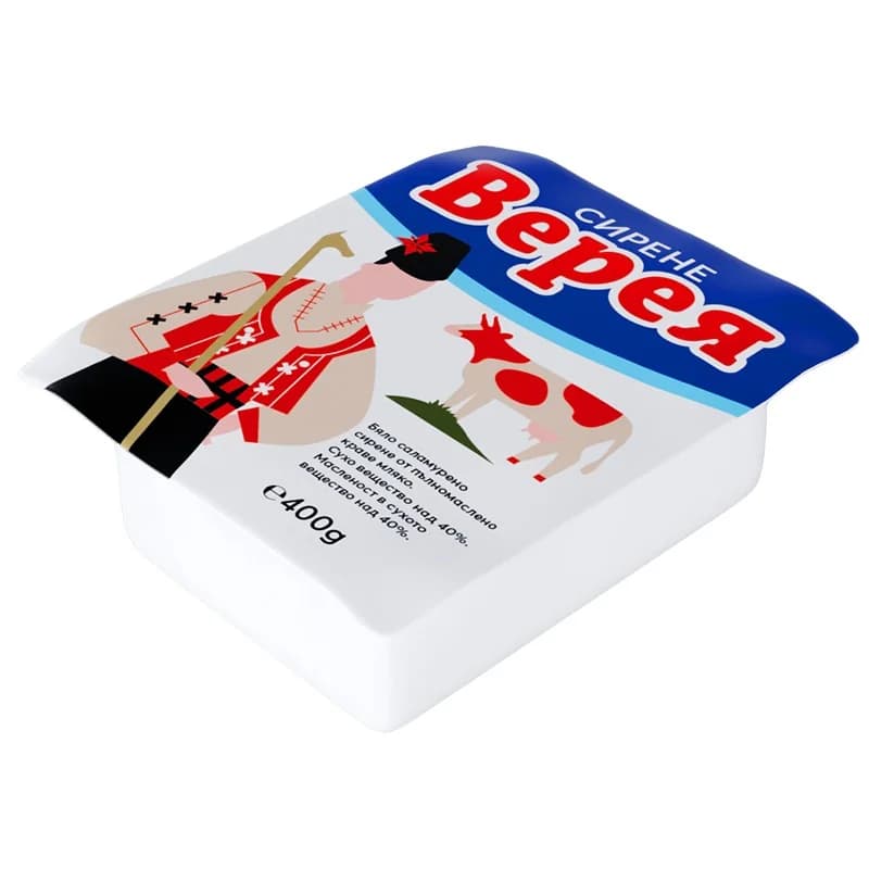 vereya Верея Сирене от Краве Мляко 400 г, cheap.bg