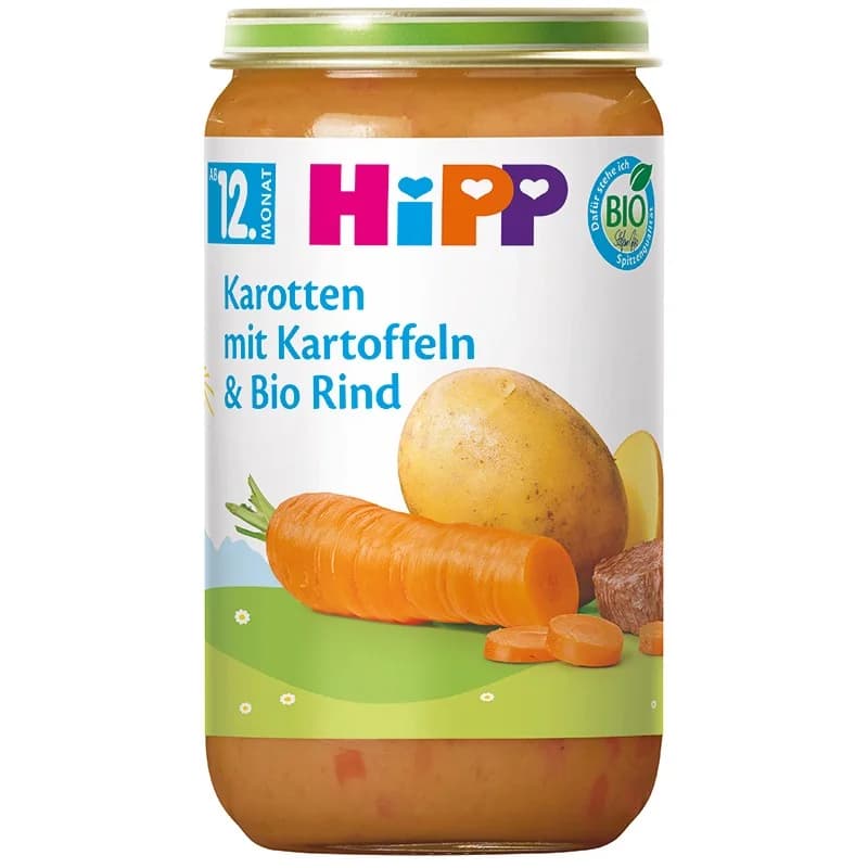 hip Хип Био Пюре Hipp Говеждо със Зеленчуков Микс 12м+ 250 г, cheap.bg