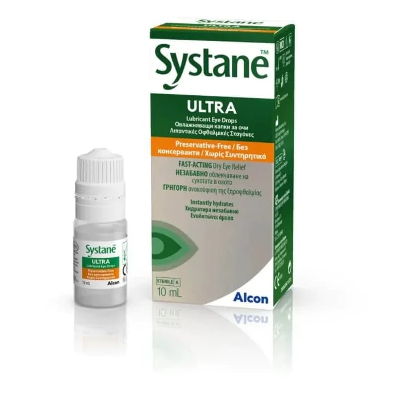 systane SYSTANE Ultra Овлажняващи Капки За Очи Без Консерванти 10мл Alcon 1 бр, cheap.bg
