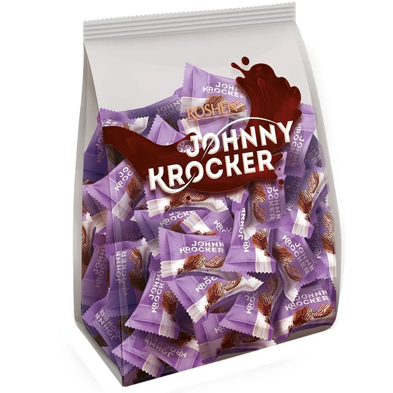 roshen Рошен Вафли Johnny Krocker Мляко 1 кг, cheap.bg