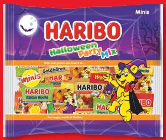 haribo HARIBO Желирани бонбони Хелоуин парти микс, Lidl