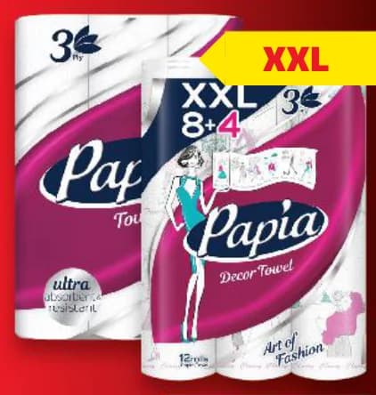 papia PAPIA Кухненска ролка трипластова различни видове, cheap.bg
