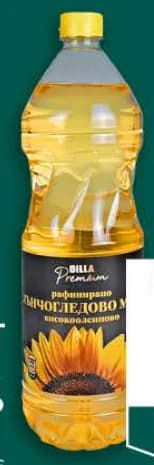 Billa Premium Високоолеиново слънчогледово масло