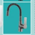 inter ceramic Inter Ceramic СМЕСИТЕЛ ЗА МИВКА ALISADO цвят гън метъл ref 1040250, Mr. Bricolage
