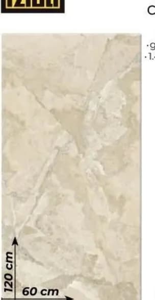 Izida Гранитогрес Carmelo beige, Практикер