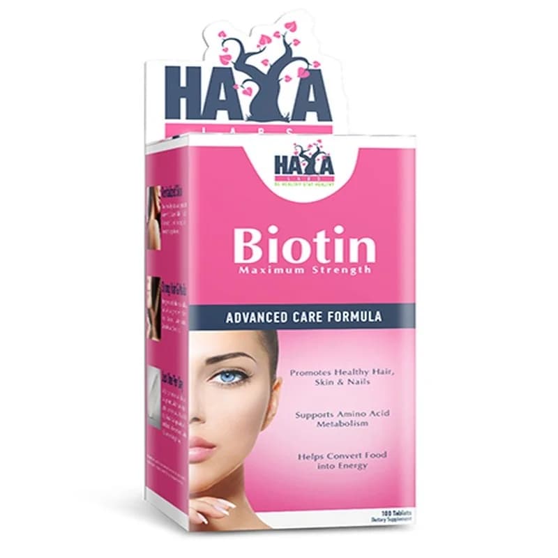 haya labs HAYA LABS Биотин 10000 Mcg X100 Таблетки 1 бр, cheap.bg