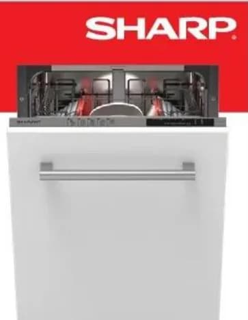 sharp Sharp QW-NS14I49EX Съдомиялна машина, 45 см, Зора