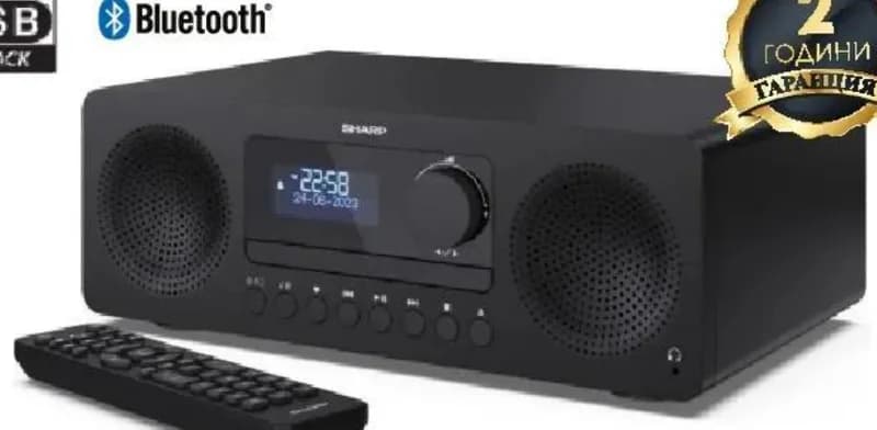 SHARP Аудио система XL-B720D(BK), Интерсервиз Узунови